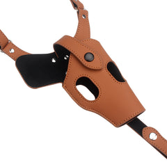 Tactical Double-Shoulder Underarm Holster Portable Leather Pistol Holster Magazine Jacket 1911 Agent Invisible Quick Pull-Out Holster