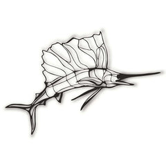Ocean Predator Stainless Steel Wall Art – Bold Shark Decor for Modern Spaces