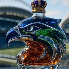 New Seattle Seahawks Maker'S Mark Whiskey Bottle