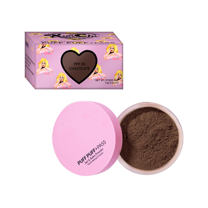 Cross-Border Girl Matte Oil-Control Setting Powder
