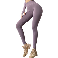 Strength Girl—【Training For 10 Years Series】High Waist Seamless Butt Lifting Fitness Trousers Cropped Pants High Elastic Training