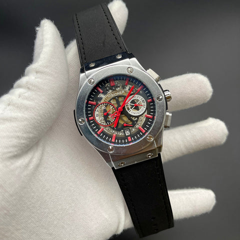 Internet Celebrity Cross-Border 6-Pin Multi-Function Watch Men'S Hollow Dial Mechanical Style Watch Waterproof One-Piece Shipping
