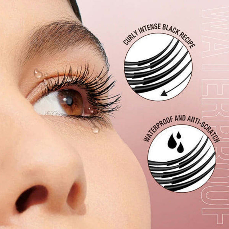 Cross-Border Popular Mascara, Natural Curling, Thick, Waterproof, Not Easy To Smudge, Styling Eyelash Primer, Mascara
