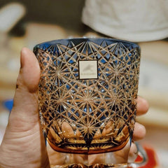 Edo Kitko Blue Daisy Cup Handmade Wine Glass Crystal Whiskey Glass High-Precision Home Use
