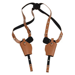 Tactical Double-Shoulder Underarm Holster Portable Leather Pistol Holster Magazine Jacket 1911 Agent Invisible Quick Pull-Out Holster
