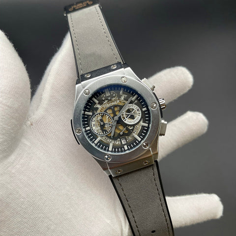 Internet Celebrity Cross-Border 6-Pin Multi-Function Watch Men'S Hollow Dial Mechanical Style Watch Waterproof One-Piece Shipping