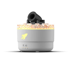 Cannon of Aromas: Artistic 7-Color Cracked Ultrasonic Humidifier & Diffuser – Turn Your Home Into a Relaxing Haven!