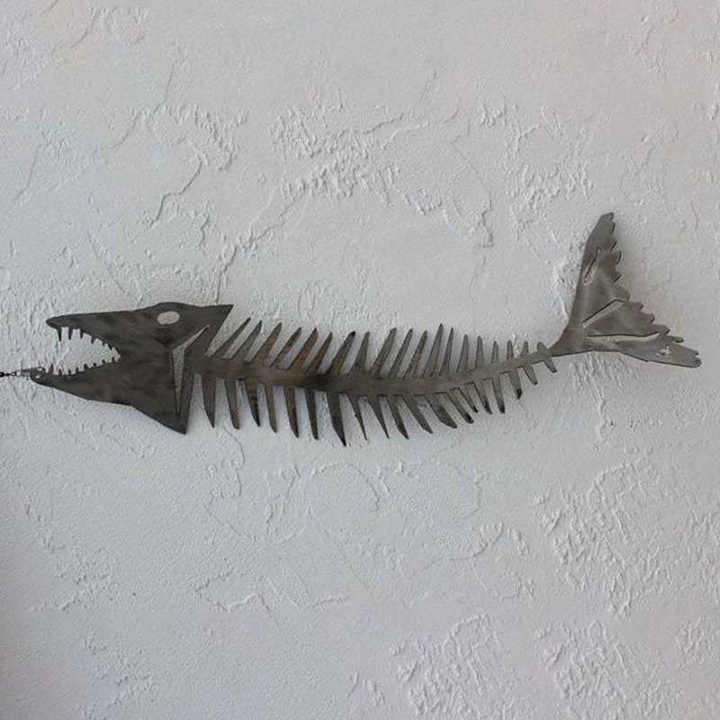 Ocean Predator Stainless Steel Wall Art – Bold Shark Decor for Modern Spaces