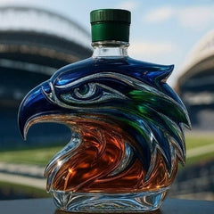 New Seattle Seahawks Maker'S Mark Whiskey Bottle