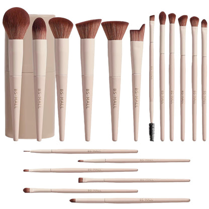 BS-MALL 18-Pcs Makeup Brush Set with Case