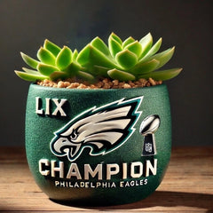 Victory Bloom Commemorative Planter – 2025 NFL Champions Edition