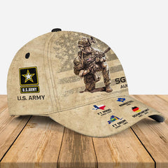 Personalized Cap US Military World Tour Gift For Veteran