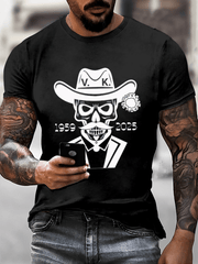 Men's VK Printed Casual T-Shirt