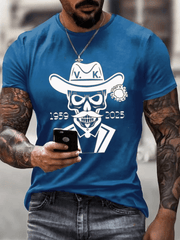Men's VK Printed Casual T-Shirt