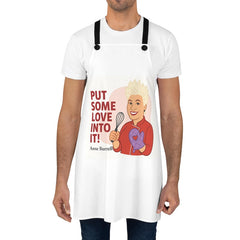 Chef's Apron - Anne Burrell's "Put Some Love Into It!" Cooking Gift, Baking Apron, Kitchen Accessory, Foodie Present, Culinary Apparel