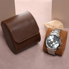 Personalized Vintage Watch Storage Box – Custom Wooden Watch Organizer for Men –  Unique Gift for Him