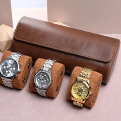 Personalized Vintage Watch Storage Box – Custom Wooden Watch Organizer for Men –  Unique Gift for Him