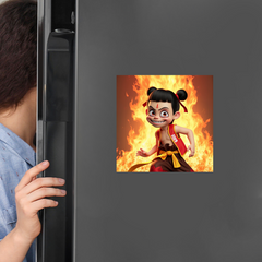 Young Nezha Sticker – Playful & Fearless Chinese Mythology Decal-6