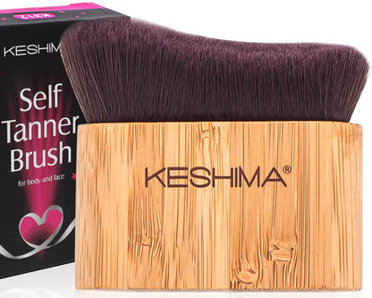 KESHIMA Flat Top Kabuki Foundation Brush (Premium, 1.2" Top)