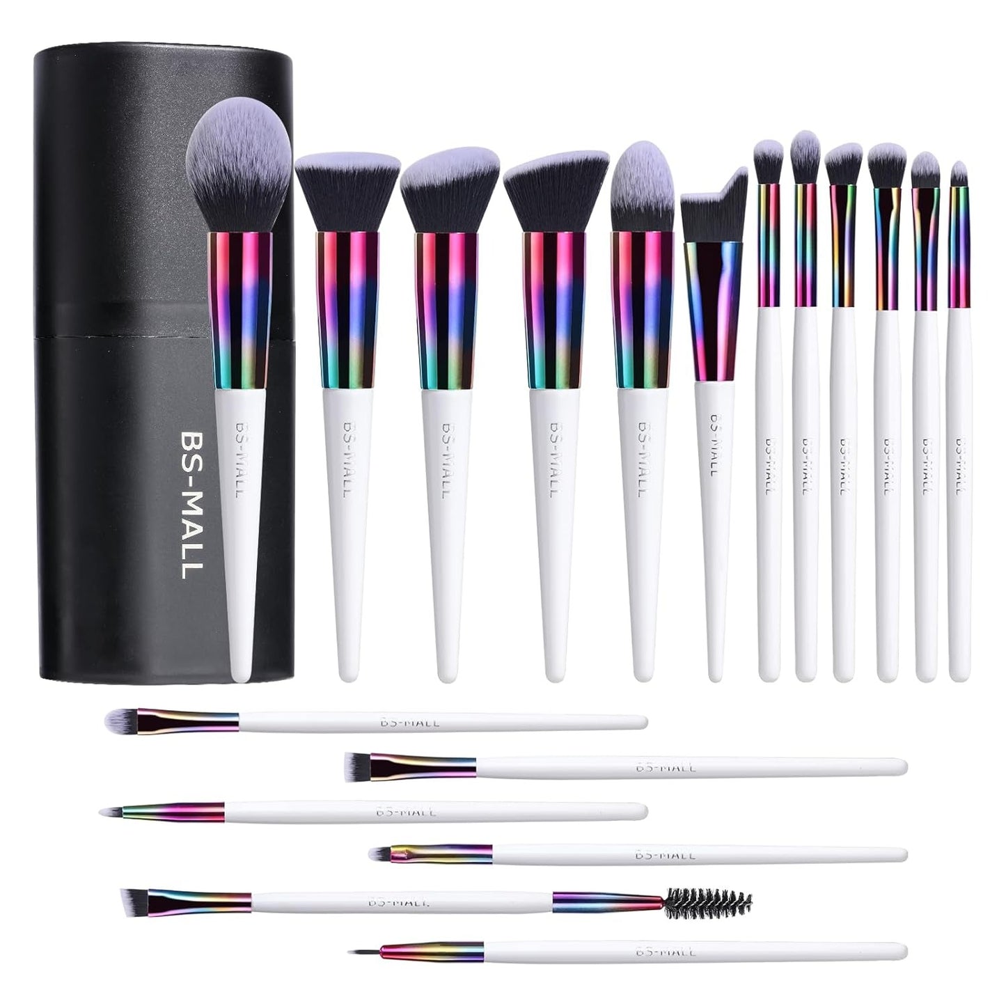 BS-MALL 18-Pcs Makeup Brush Set with Case