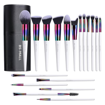 BS-MALL 18-Pcs Makeup Brush Set with Case