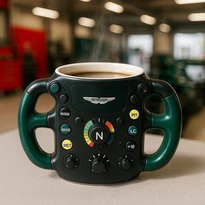 F1 Steering Wheel Mug – Performance Design for Racing Fans
