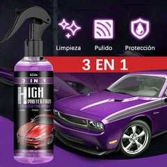 Spray de revestimiento rápido para automóviles de alta protección 3 en 1