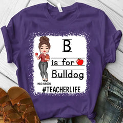 Personalisiertes Schulmaskottchen, individuelles Lehrer-T-Shirt, individuelle Geschenke für Lehrer