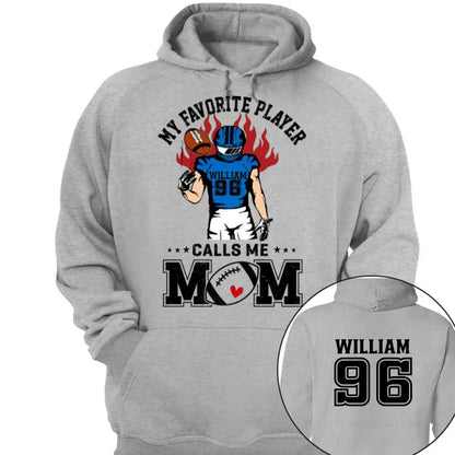 Mein Lieblingsspieler nennt mich Mama, personalisiertes Shirt, individuelles Spitznamen-Shirt