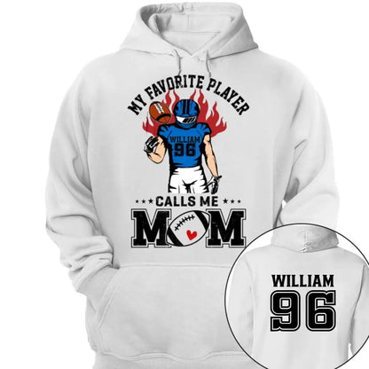 Mein Lieblingsspieler nennt mich Mama, personalisiertes Shirt, individuelles Spitznamen-Shirt